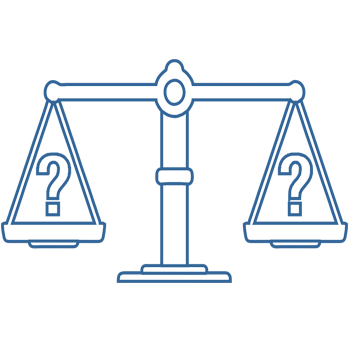 comparion icon between two teleprompters